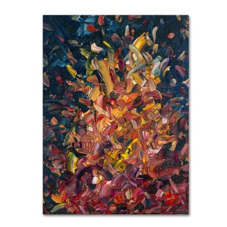 James W. Johnson 'Fire' Canvas Art,18x24